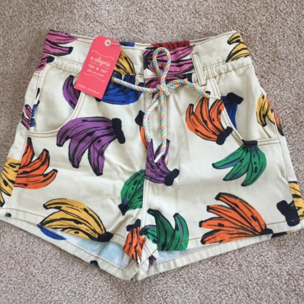 Farm Rio Banana Confetti Shorts - Picture 4 of 9